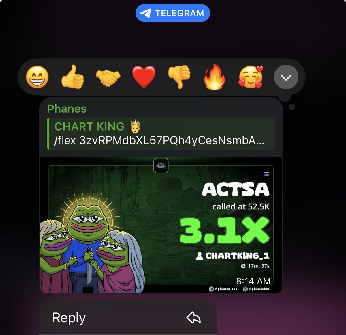 chart_king_'s tweet image. Successful 3x on $ACTSA 🔥🔥🚀
mc: $47k —————&amp;gt; $158k

3zvRPMdbXL57PQh4yCesNsmbAm45rBGVsFNGZtdRpump

#memecoin #solana #trump #crypto