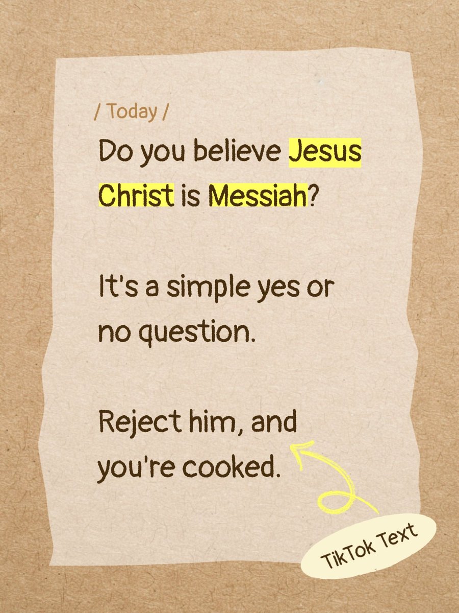 skinroja203's tweet image. Do you believe jesus christ is messiah #believe #jesus #messiah