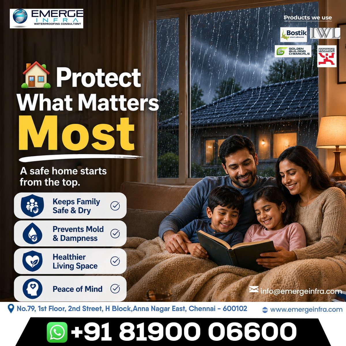 emergeinfra's tweet photo. Emerge Infra - Building Construction | Renovation, Interior Designing, Waterproofing, PEST Control: Best Waterproofing Company in Chennai https://t.co/3vgcaYkKXO https://t.co/1QmtK7NQiH