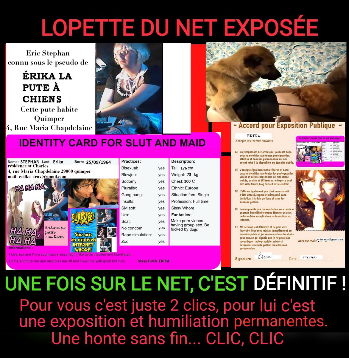 ArnoLopedu11's tweet photo. Ma pute Erika de Quimper vous attend pour tout type de plan.....
Eric Stéphan est très open
Tous les détails ci dessous.... https://t.co/Gkf0btdE6s