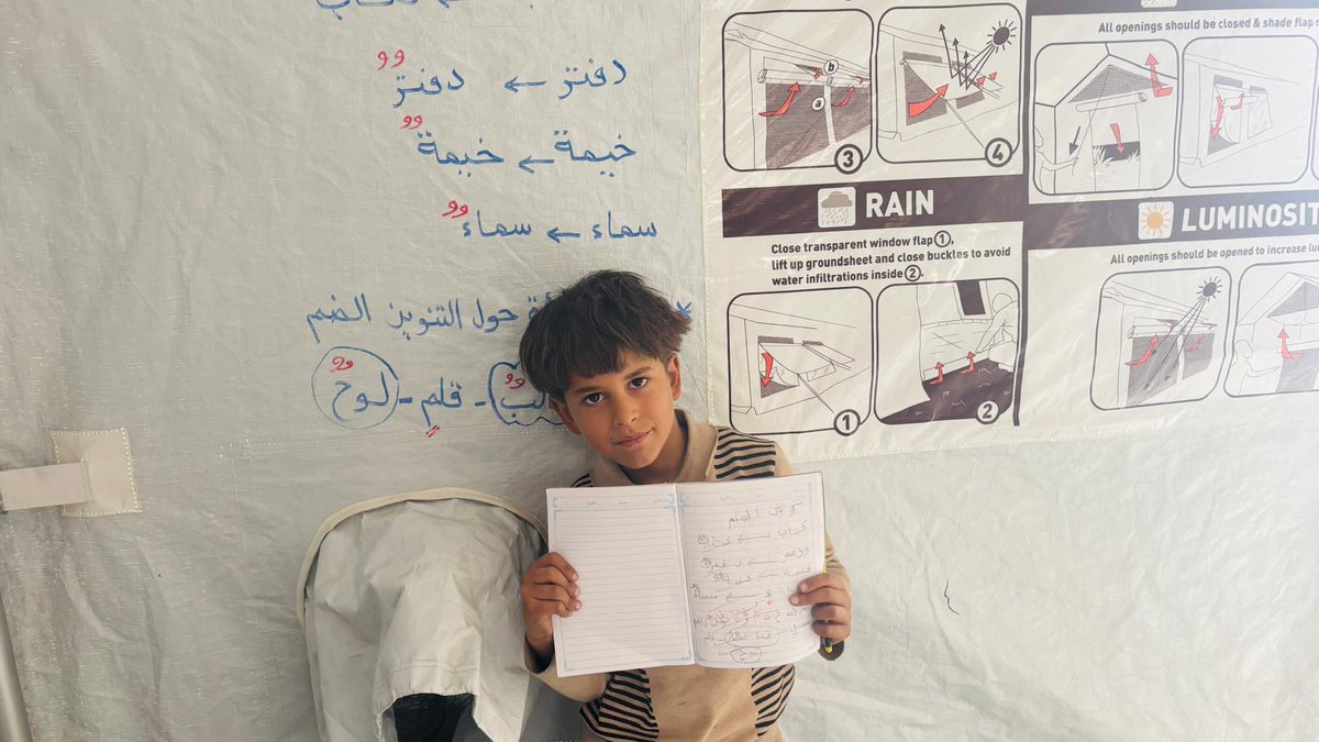 ps4lorg's tweet photo. Salah’s Story 🌸

In our Temporary Learning Space in Gaza, Salah once refused to join any educational activities and was often absent.
you can read the whole story by clicking below on the link:
https://t.co/rX2apzk4PT https://t.co/NvSdPFrxyp