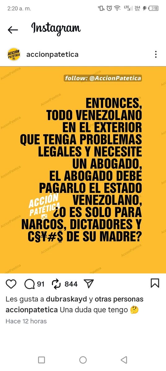Al c0ñ0 de su madre con los hp chavista y su siguiente 7 generaciones
