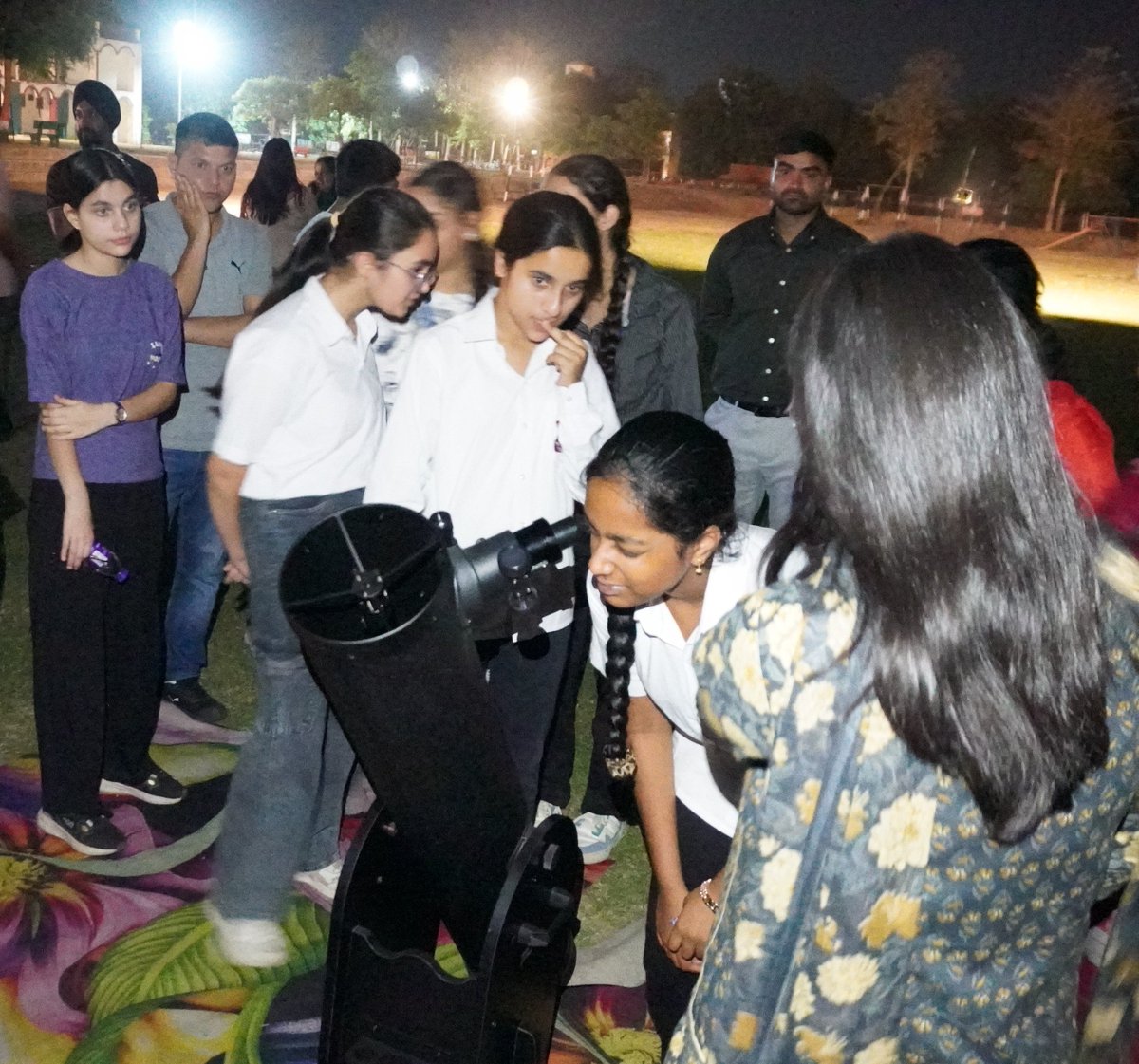 APS_Tibri's tweet image. A Stellar Evening at APS Tibri! 
APS Tibri Under Panther Division successfully hosted its Stargazing Event on 25 April 2026 
#apstibri #Vajra Corps#
#Panther Division#
#DBN BDE