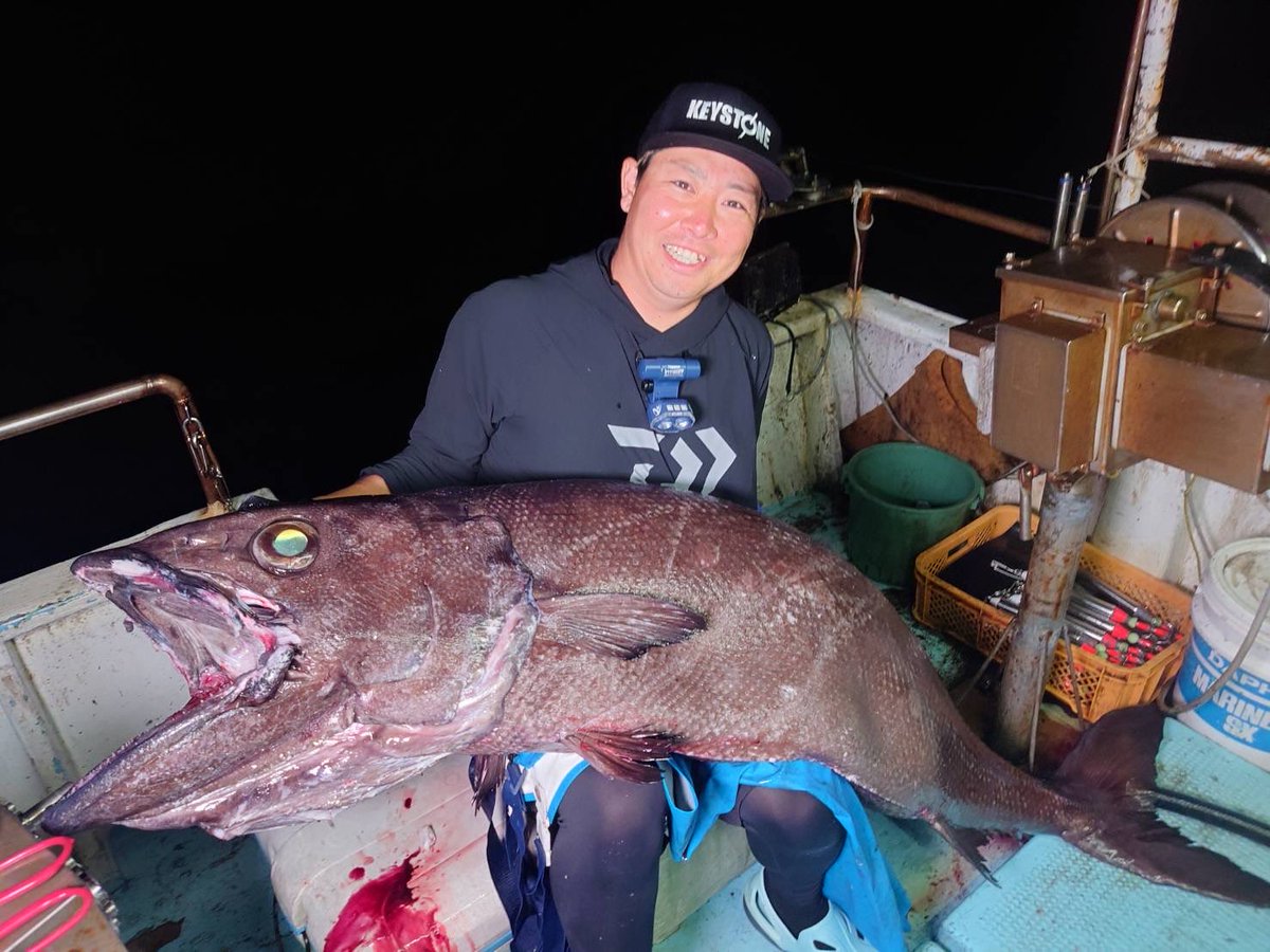 aoyagi3434's tweet photo. 大谷翔平より長い魚釣ったどー🐟 https://t.co/QscbTDrcQA