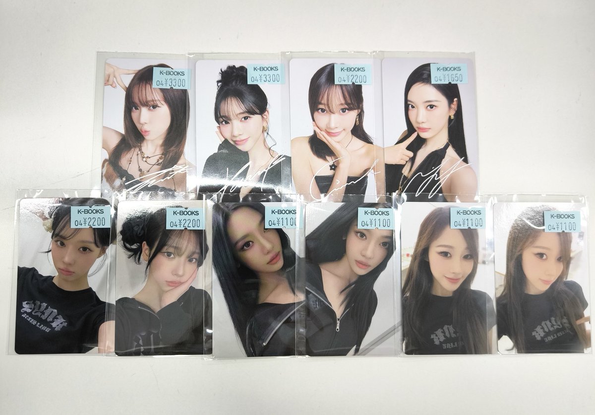 aespa 💙🌙❄️🦋 【入荷情報】 ドームツアーのトレカがまとまって入荷