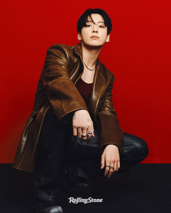 _Kpop_Stats_'s tweet image. #JungKook of #BTS for Rolling Stone.