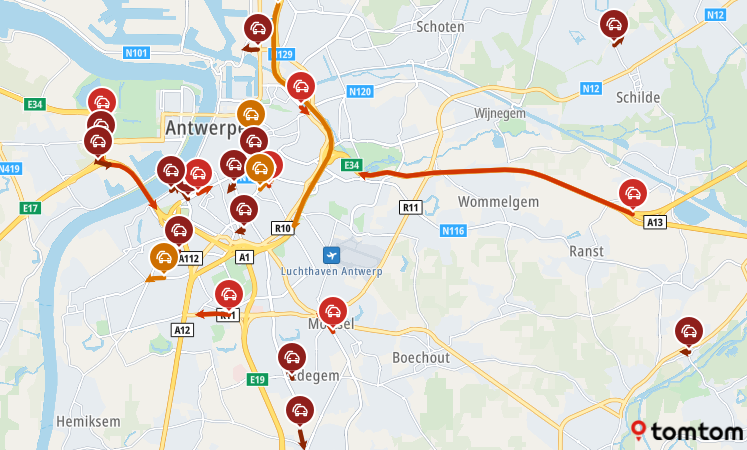 ANWBeuropa's tweet image. +20 min. op de #E313 Hasselt ► Antwerpen tussen Ranst en de aansluiting met de ring #R1.
#Belgie