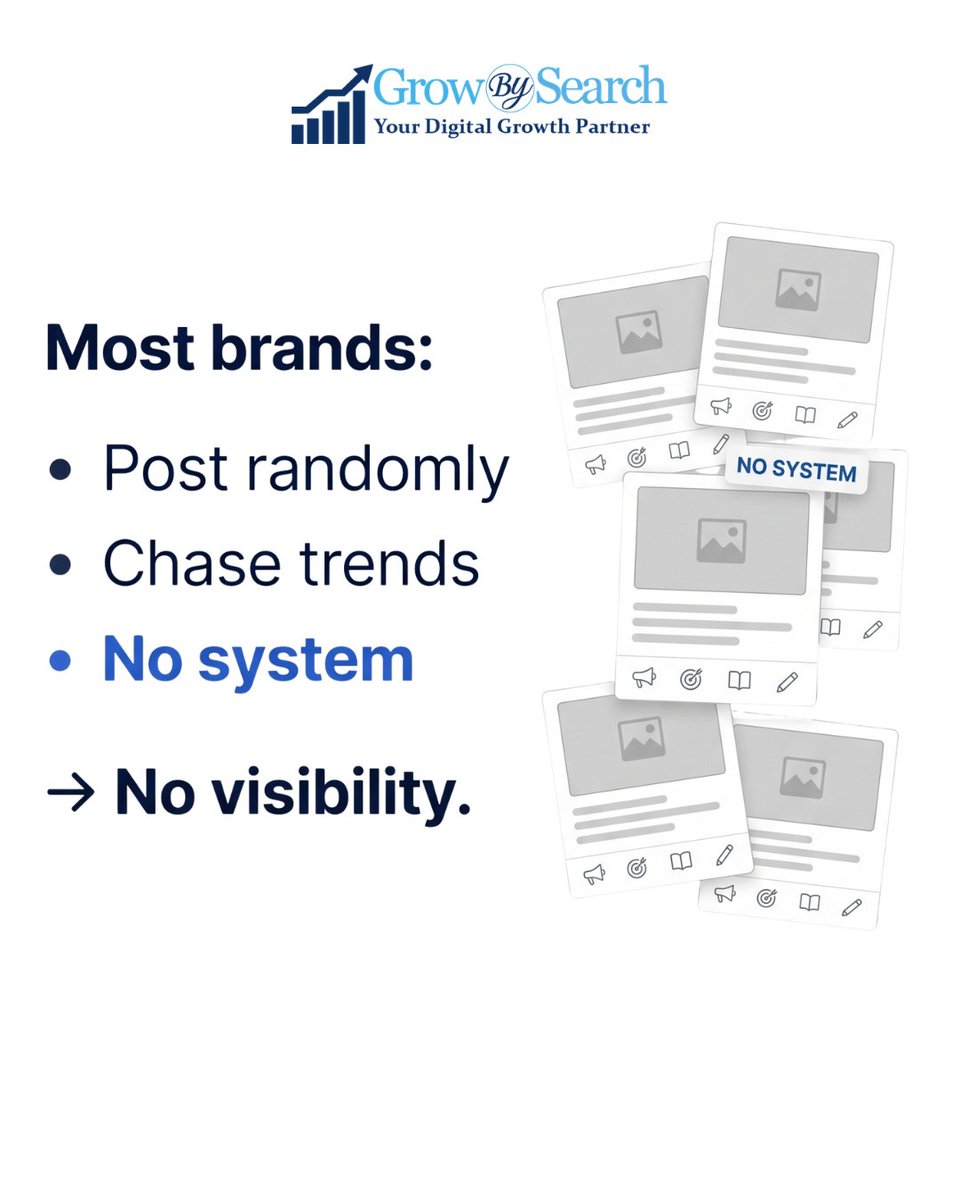 GrowSearch01's tweet photo. Most brands post randomly.
Chase trends.
No system.

Result? No visibility.

Real growth needs:
✔ Consistency
✔ Niche positioning
✔ Value-driven content

Visibility isn’t bought. It’s built.

DM “GROWTH” to scale organically.
#ContentMarketing #OrganicGrowth #GrowBySearch https://t.co/X5AiGg1J6S