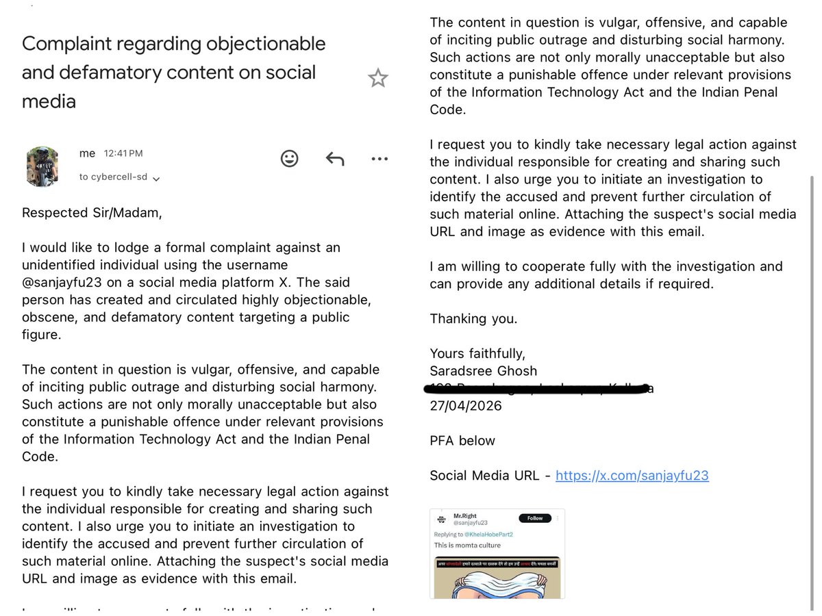 Saradsree Ghosh tweet media