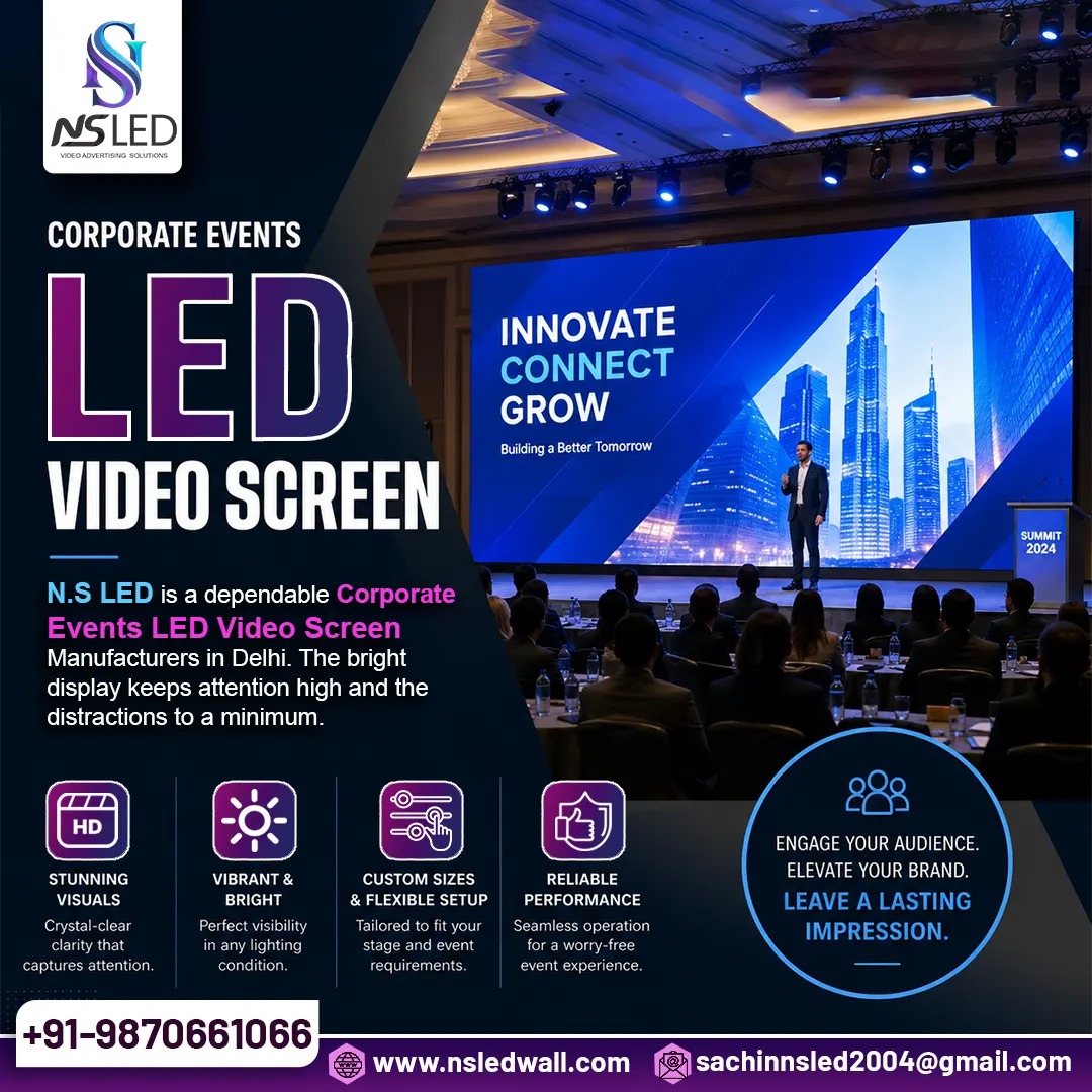 nsledscreen's tweet image. Make your corporate events unforgettable with high-quality LED video screens 🌟
N.S LED delivers crystal-clear visuals, vibrant brightness, and seamless performance for every event.

📞 Book now: +91 9870661066
#CorporateEvents #LEDDisplay #EventManagement #BrandExperience