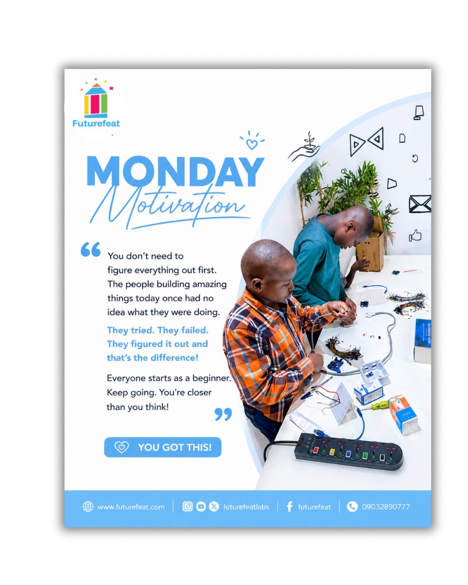 Happy new week

#Futurefeat #Mondaymotivation