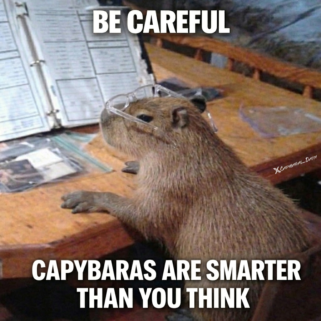Capybaras_Daily's tweet photo. 🧐 https://t.co/yzGKJfckYh
