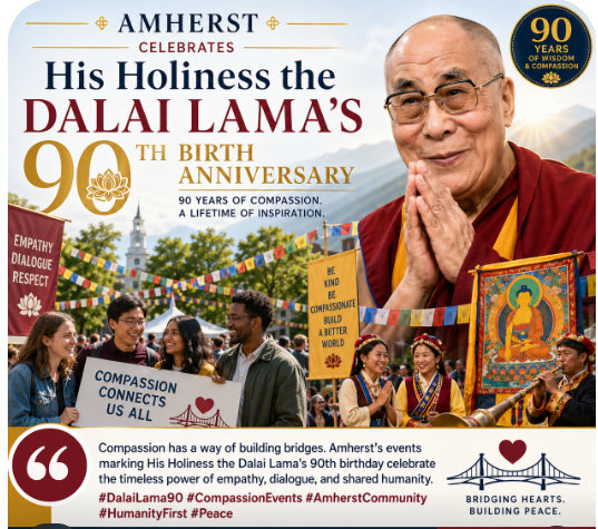 ZhangChen_C's tweet image. At Amherst College, Geshe Thupten Jinpa shared why compassion matters in challenging times. In a world facing conflict and division, His Holiness the Dalai Lama’s message remains deeply relevant.
#DalaiLama #Peace #Mindfulness #Humanity #TibetanCommunity