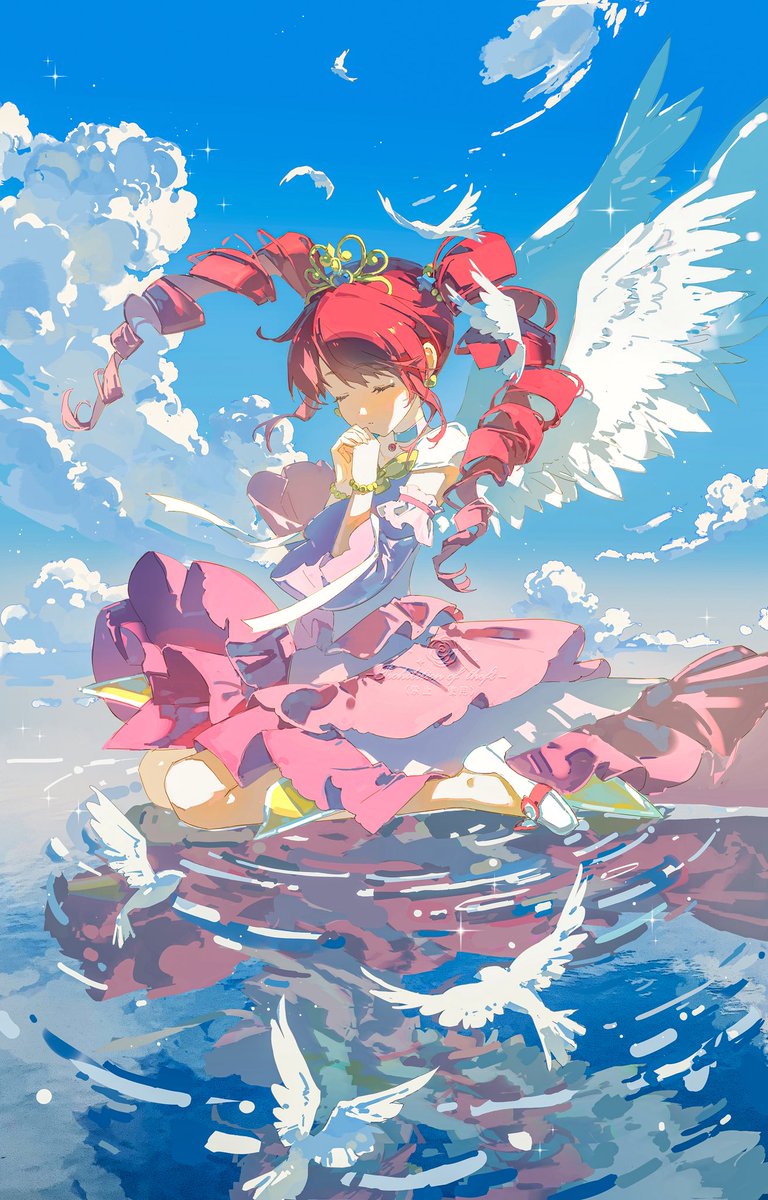 🪽

#ふしぎ星のふたご姫 
＃ファイン