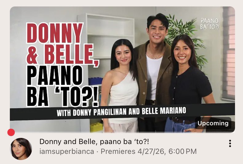 no pressure… but WITH pressure 😭 donbelle revealed that this is their last loveteam project FOR NOW meaning kailangan talaga natin ipa-boom ‘to 😭 

let’s start by making this podcast trend. drop your best tiktok edits, share sa FB, spread everywhere para umabot sa mga cvs!!