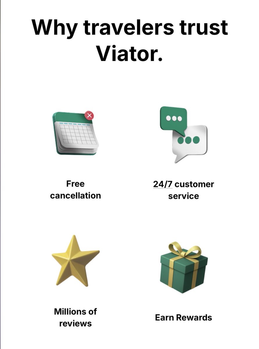 BoomBuzzCollec2's tweet image. We partner with Viator because we’ve used them for over a decade, they have a low price #guarantee, and the number of #travel activities and tours they offer is #unbeatable. See what they have to offer at viator.com/en-AU/