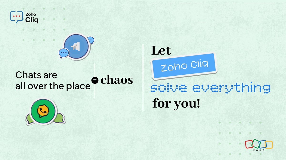Zoho Cliq (@ZohoCliq) / Posts / X