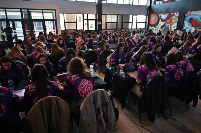 LUinPristina's tweet photo. Inclusion and empowered talent are key to a secure digital future for Kosovo.

Pleased to join the SHEcurity Conference 2026 at the University of Pristina on International Girls in ICT Day, highlighting the importance of empowering women in cybersecurity and digital skills. https://t.co/l9CTSNYEWy