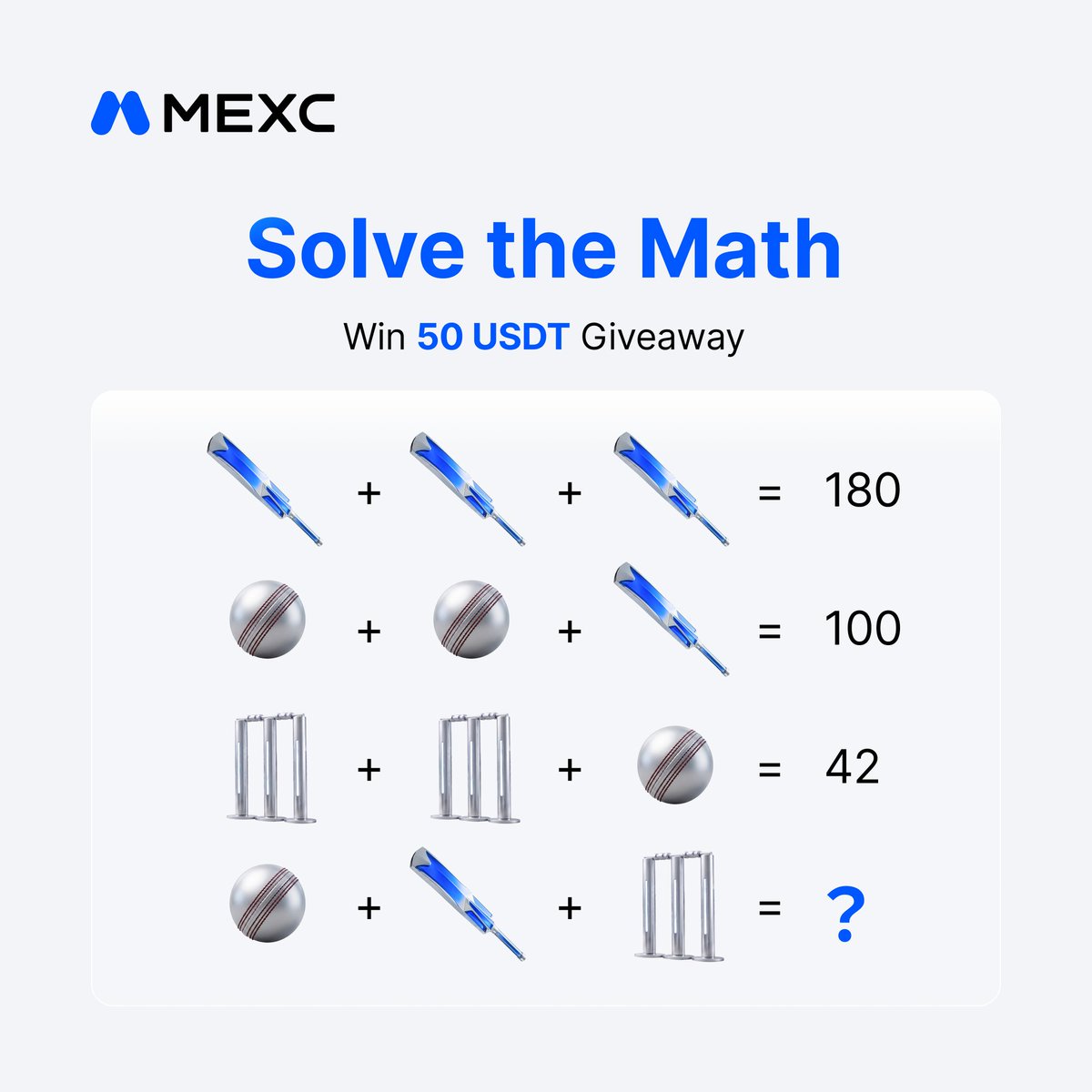 🚀 Win $50 USDT – Crypto Challenge Alert! 💰

Ready to test your brainpower? Solve this quick crypto math puzzle and you could be our next winner!

🧩 How to Participate:
➕ Follow <a href="/MEXC_BD/">MEXC Bengali (Official)</a>
❤️ Like &amp; 🔁 Repost this post
💬 Drop your answer in the comments+ MEXC UID + tag 2