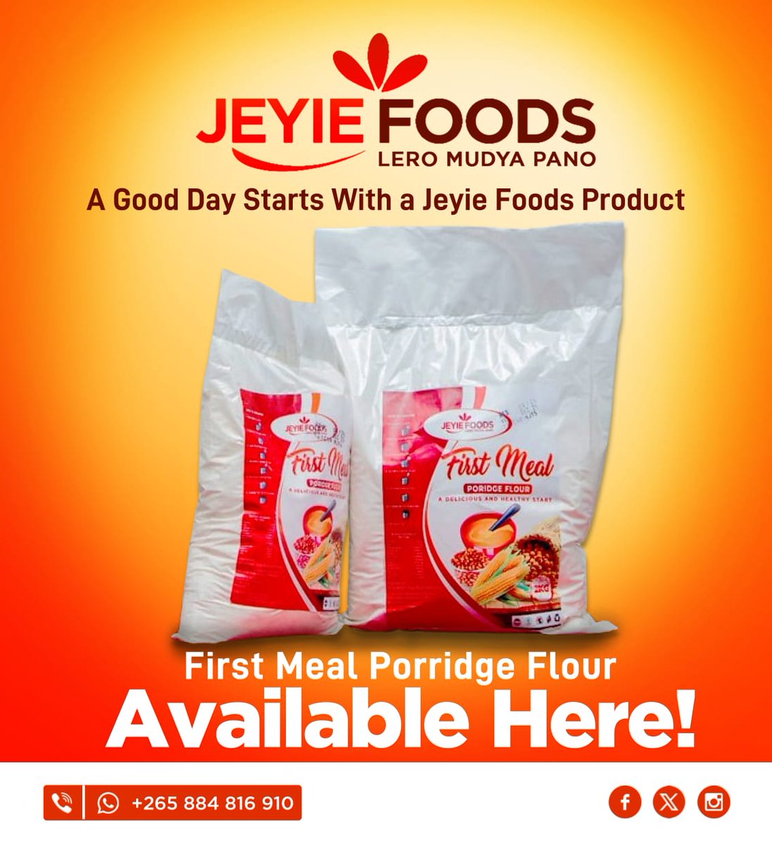 jacque_jeyie's tweet photo. Because they deserve the best start, Our First Meal Porridge is designed to keep your family healthy, happy, and growing strong.
#NutritionForAll #FirstMeal #FamilyLove https://t.co/Ha3cGFSUxA