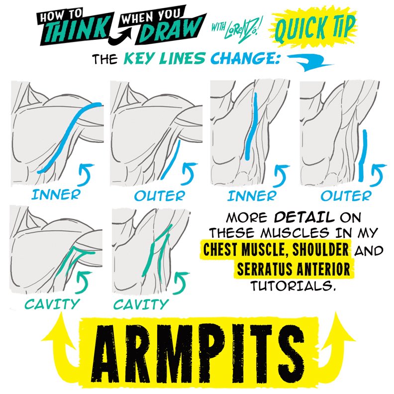 EtheringtonBros's tweet image. ARMPITS! To get the FREE monthly How to THINK When You draw digital MAGAZINE, (including NEW tutorials, a YEAR before they appear online) just tap the link in the bio HERE:  @etheringtonbros
#anime #manga #conceptart #gamedev