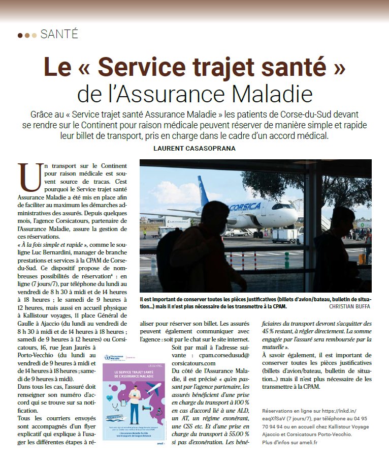 Assurance maladie de Corse du Sud tweet media