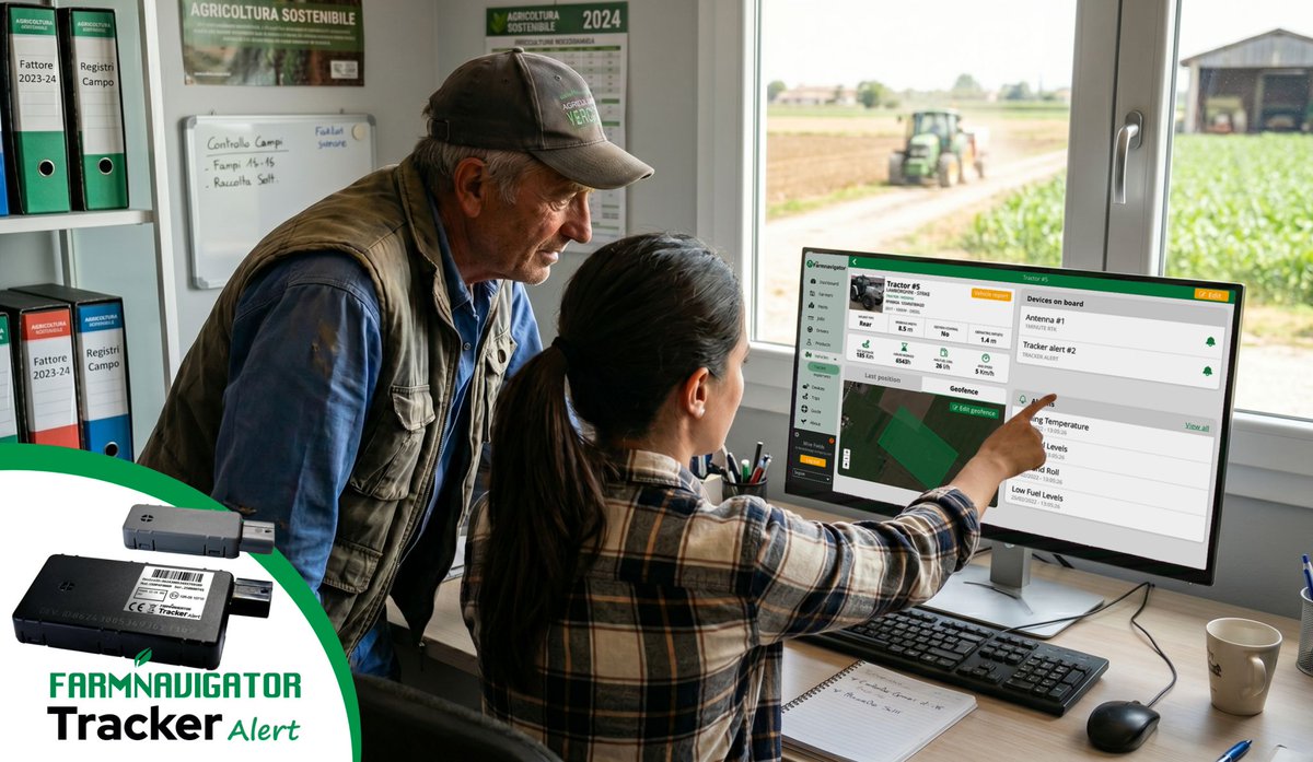 🔔 Your implements. Always under control.
𝗙𝗔𝗥𝗠𝗡𝗔𝗩𝗜𝗚𝗔𝗧𝗢𝗥 𝗧𝗿𝗮𝗰𝗸𝗲𝗿 𝗔𝗹𝗲𝗿𝘁 - GPS tracking &amp; geofencing for agricultural implements. Made in Italy. 
📍 See it live at Agrishow 2026
Ribeirão Preto | April 27 – May 1 | Booth D029
#Agrishow2026