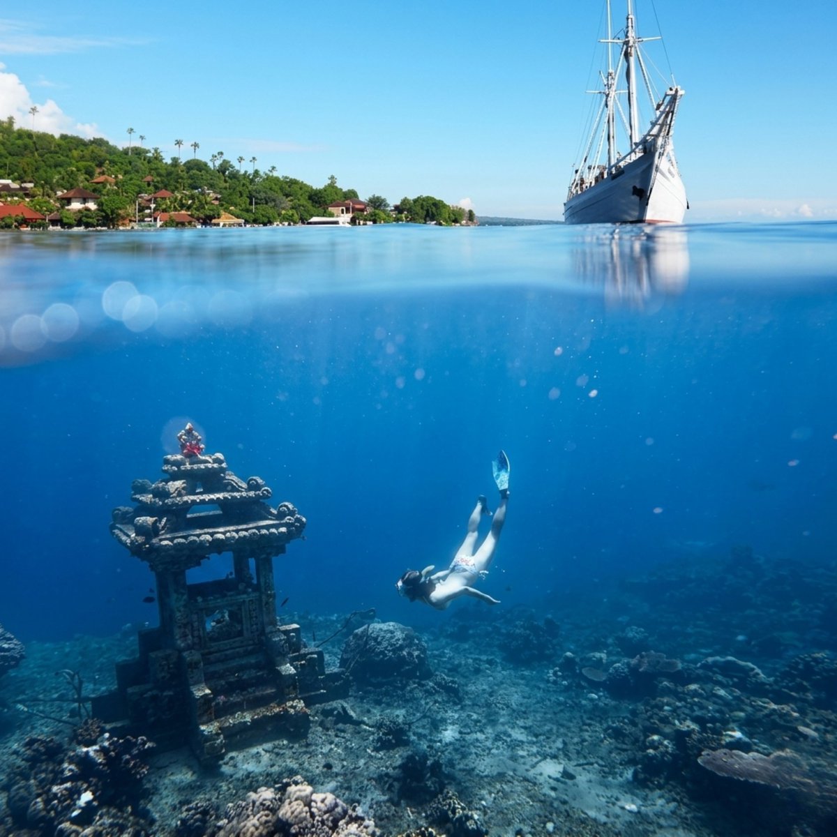 matamotherson's tweet image. Amed, Bali – Black Sand &amp;amp; Snorkelling Paradise
Located on the eastern coast of Bali, Amed is a hidden coastal gem known for its unique black sand beaches, crystal-clear waters, and incredible underwater life.

Best Time to Visit: April to October
#AmedBali #BlackSandBeach #Bali