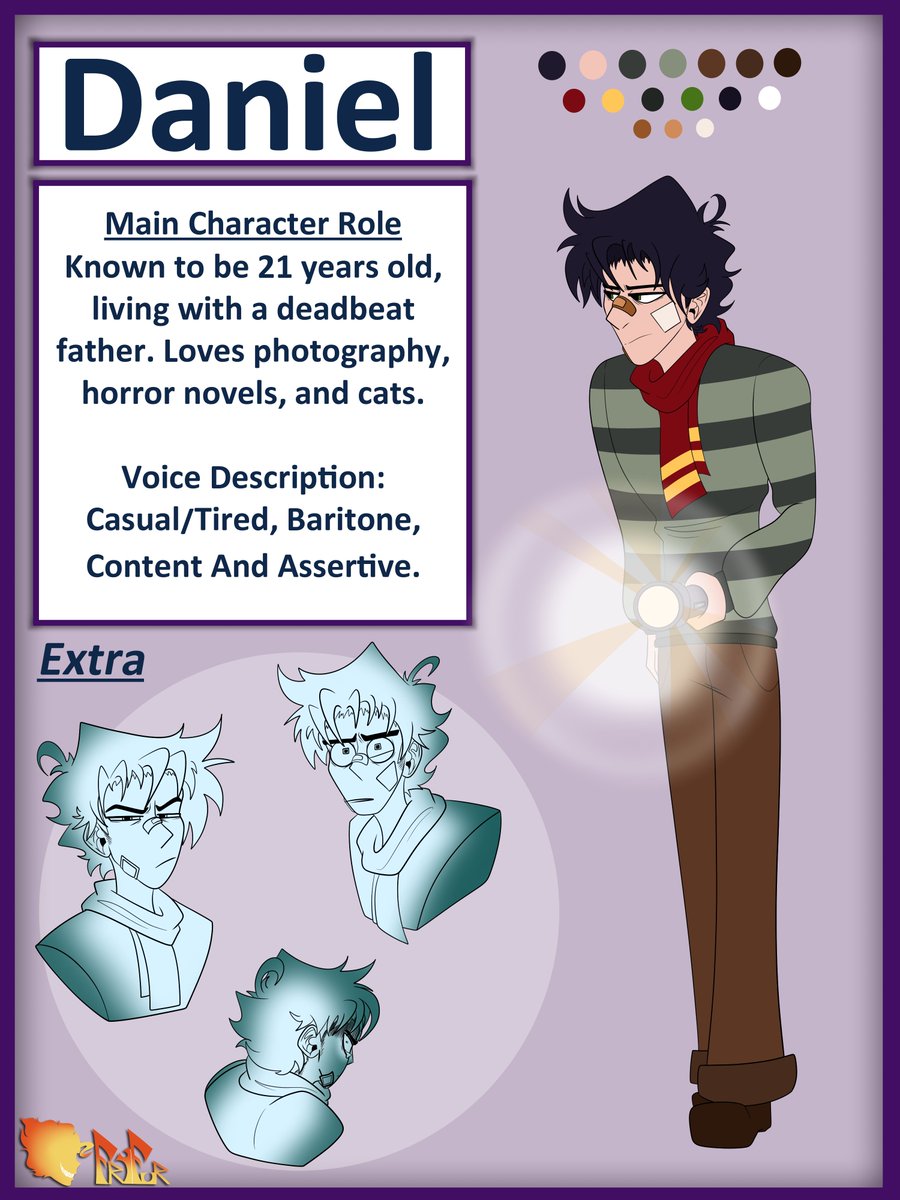 ItzFryFur's tweet image. Here we have the first official design of the MAIN HUMAN CHARACTER in "Ghastly Encounters"!
Plenty more to come! Stay tuned!
#GhastlyEncounters #Art #Artist #OriginalProject #GE #OC
