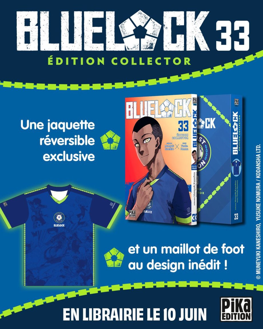 SteelbookV's tweet image. Blue Lock tome 33 - Edition Collector en précommande chez ⤵️

Amazon : amzn.to/3Ov64mx
Fnac : tidd.ly/4tk07aI
Cultura : tidd.ly/48cYzHE

Infos : steelbookjeuxvideo.fr/blue-lock-tome… #pub
