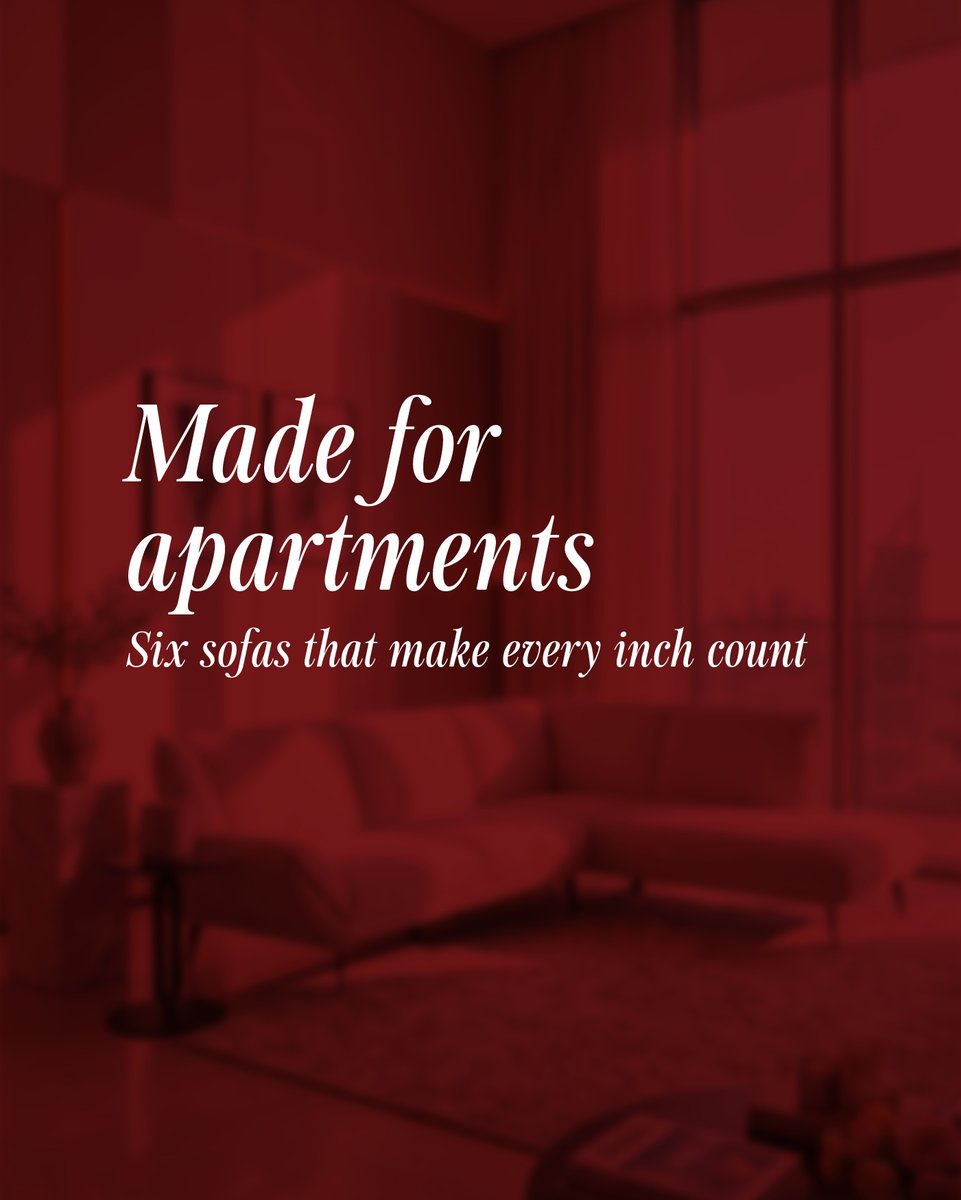 HomesRUsQatar's tweet image. Perfectly compact, endlessly stylish—each one is designed to transform your living room into a space that truly works for you.

حجم مثالي وأناقة لا تنتهي — كل قطعة مصمّمة لتمنح غرفة معيشتك مساحة عملية تعكس أسلوبك.

#HomesrUs #SpaceSaving #Sofas #LivingRoom #Qatar #Doha #قطر