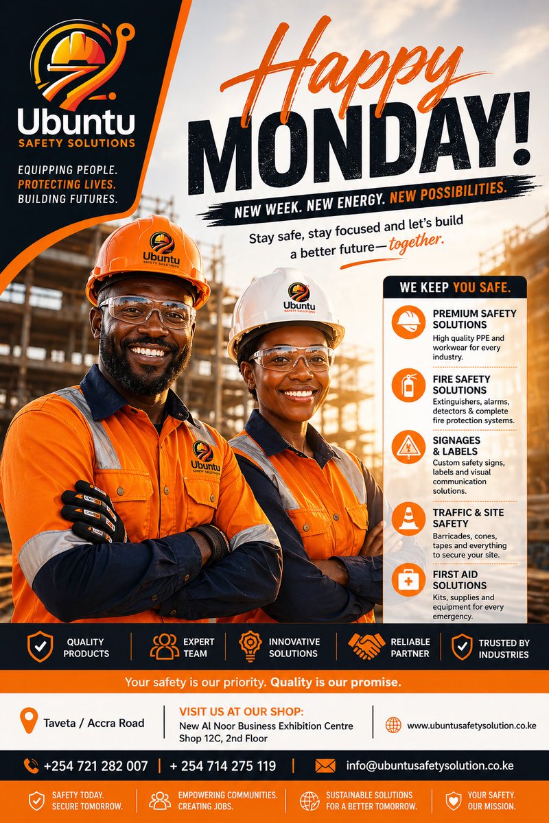 Build safe. Work smart.
#MondayMotivation #SafetyCulture