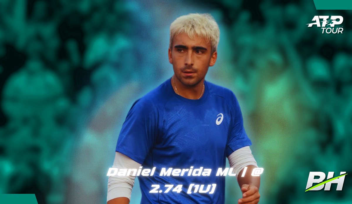 backhandtl's tweet photo. 𝐀𝐓𝐏 𝐌𝐚𝐝𝐫𝐢𝐝🇪🇸
𝐃𝐚𝐧𝐢𝐞𝐥 𝐌𝐞𝐫𝐢𝐝𝐚 𝐌𝐋🇪🇸 𝐯𝐬. 𝐒𝐭𝐞𝐟𝐚𝐧𝐨𝐬 𝐓𝐬𝐢𝐭𝐬𝐢𝐩𝐚𝐬🇬🇷 | @ 𝟐.𝟕𝟒 [𝟏𝐔]

❤️ 𝐢𝐟 𝐭𝐚𝐢𝐥𝐢𝐧𝐠

Tsitsipas is ass, and that hasn't changed in 2026. Merida is a good talent and a home favorite here. He’s got the FH ballstriking, a solid BH, elite counter-punching, and great controlled aggression. Just a totally complete player. Merida brings that mix of firepower and variety, plus a great volley and net game. Tsitsipas's return game against Kypson was completely abysmal, failing to break serve a single time. While Bublik is also weak on clay and struggled in the cold night conditions in Madrid against him, Tsitsipas is now facing someone with a much more complete clay-court game. Merida is incredibly live in this spot.

On the high altitude clay of Madrid, Mérida’s ability to dictate rallies with his FH and maintain a high weight of shot will be crucial. His ability to transition seamlessly from defensive scrambling to controlled aggression allows him to exploit opponents who lack precision.

The unique conditions in Madrid, will reward Mérida’s proactive point construction and superior net play. While Tsitsipas relies on his serve to mask baseline inconsistencies, Mérida’s exceptional rally tolerance and variety, will disrupt the Greek’s rhythm. 

Tsitsipas's BH, often a target on this surface, will be subjected to intense pressure by Mérida's heavy topspin FH. Mérida’s footwork and home-court energy will likely force Tsitsipas into low-percentage bail-out shots. Mérida’s well-rounded game and momentum make him a threat to Tsitsiass, paving the way for a potential upset in front of the Spanish crowd.
