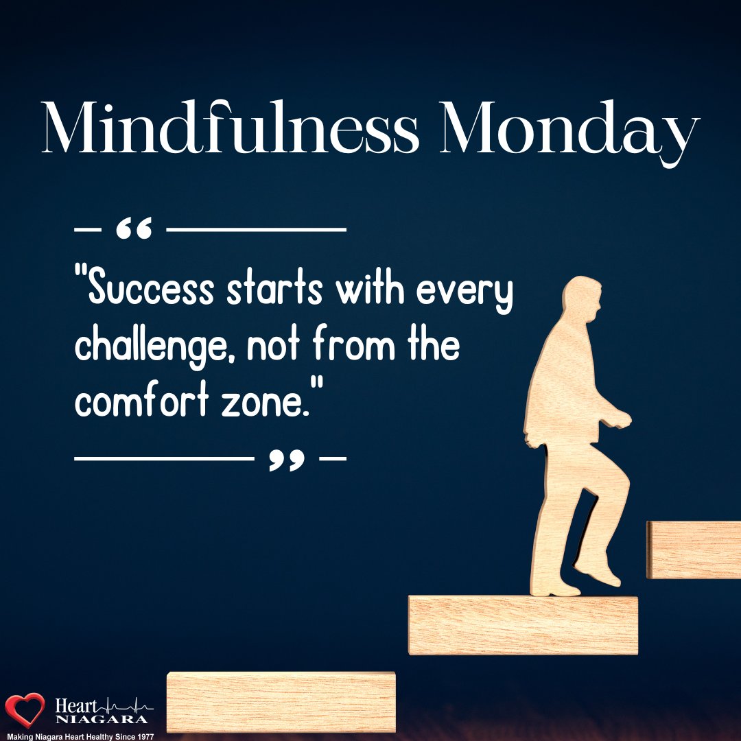 heartniagara's tweet image. Success doesn’t come from staying comfortable — it comes from showing up when it’s hard. 
Let’s face this week head-on. 
#MindfulMonday #KeepPushing