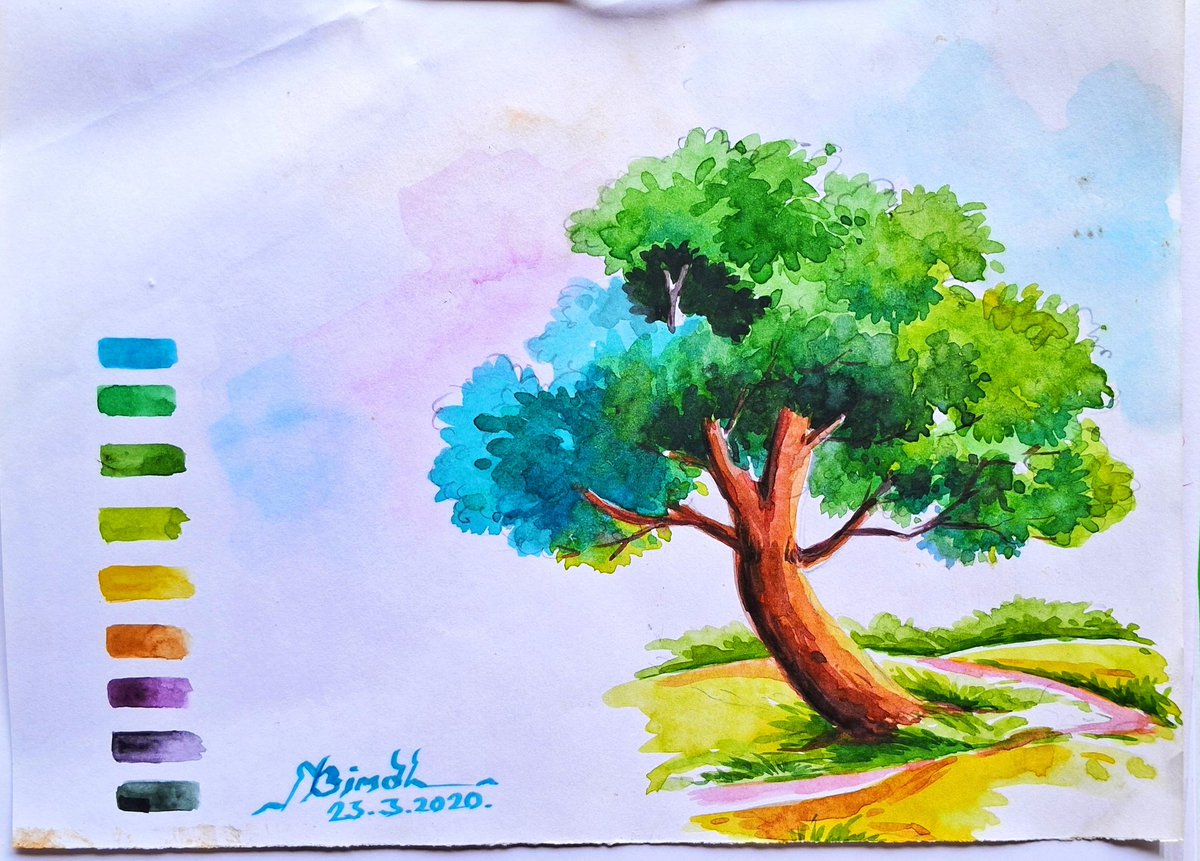 _Biimal1i363193's tweet image. Watercolour 
#Watercolour #art #artist