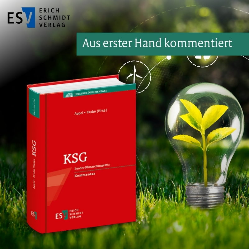 ESV_Recht's tweet image. 🌍 #Klimaneutralität braucht klare rechtliche Grundlagen.

Der Kommentar zum Bundes-Klimaschutzgesetz (#KSG) aus der Reihe Berliner Kommentare erklärt zentrale Regelungen – inkl. verfassungsrechtlicher Einordnung und Landesrecht.

👉 Jetzt entdecken: esv.info/978-3-503-2063…

#ESV