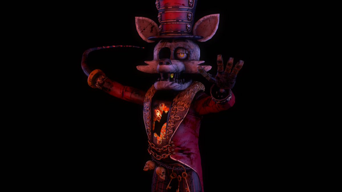 Redfoxx115's tweet image. #C4D #FNAF #FNAFAR 

Ringmaster Foxy