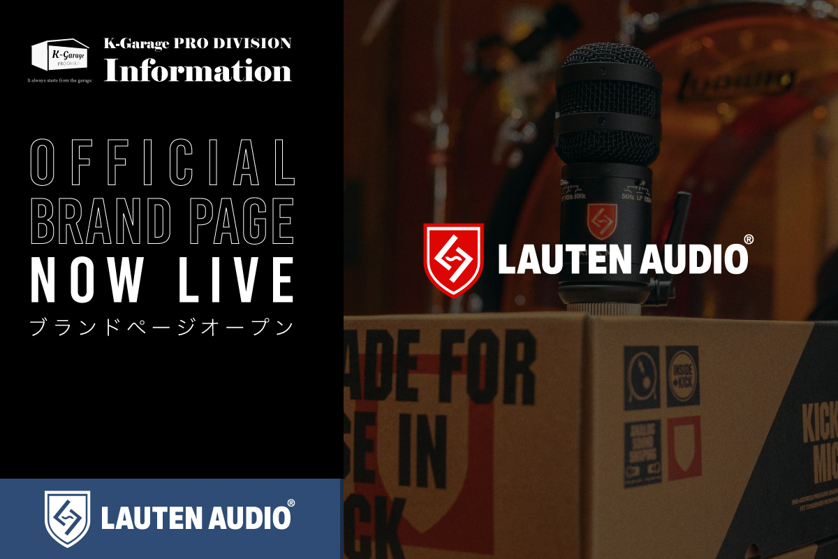 k_garage_prodiv's tweet image. 【LAUTEN AUDIO ブランドページ公開🎙】

K-Garage PRO DIVISIONにて
LAUTEN AUDIOの公式ページを公開！
独自設計による“意図的ボイシング”で、
現代の音楽制作に最適化されたマイク。

詳細👇
k-garage.kikutani.co.jp/brand/lauten-a…
#LautenAudio #マイク #レコーディング