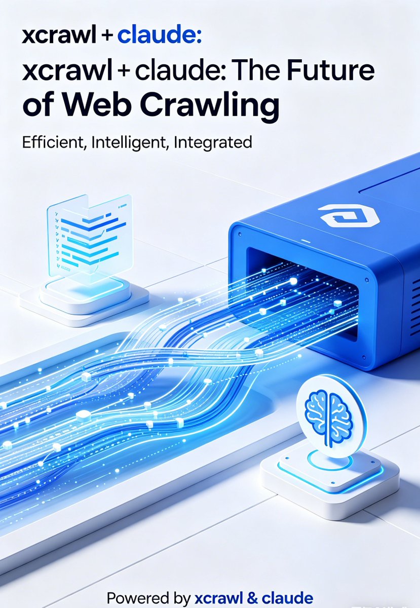 XCrawl_API's tweet image. Cut Claude data pipeline time by 80% with XCrawl 🛠️

Skip manual data collection and cleaning. Get ready-to-use Markdown/JSON data directly from any website to fuel Claude's insights instantly.

Free trial → xcrawl.com
#WorkflowAutomation #Claude #LLMOptimization