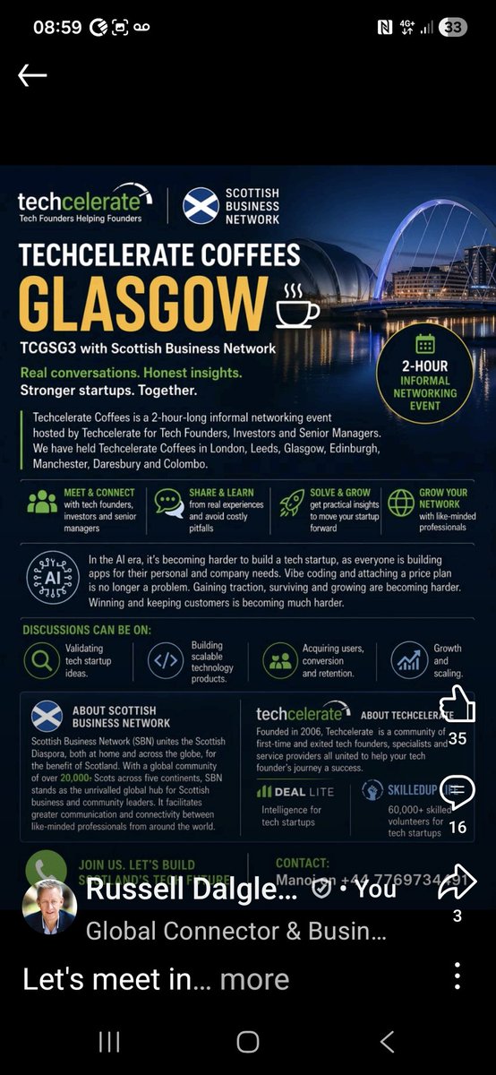 RussDalgleish's tweet photo. I'll be at the Social Hub in Glasgow this morning. Will I see you there?

#glasgow #event #russelldalgleish https://t.co/FhlcGpky4J