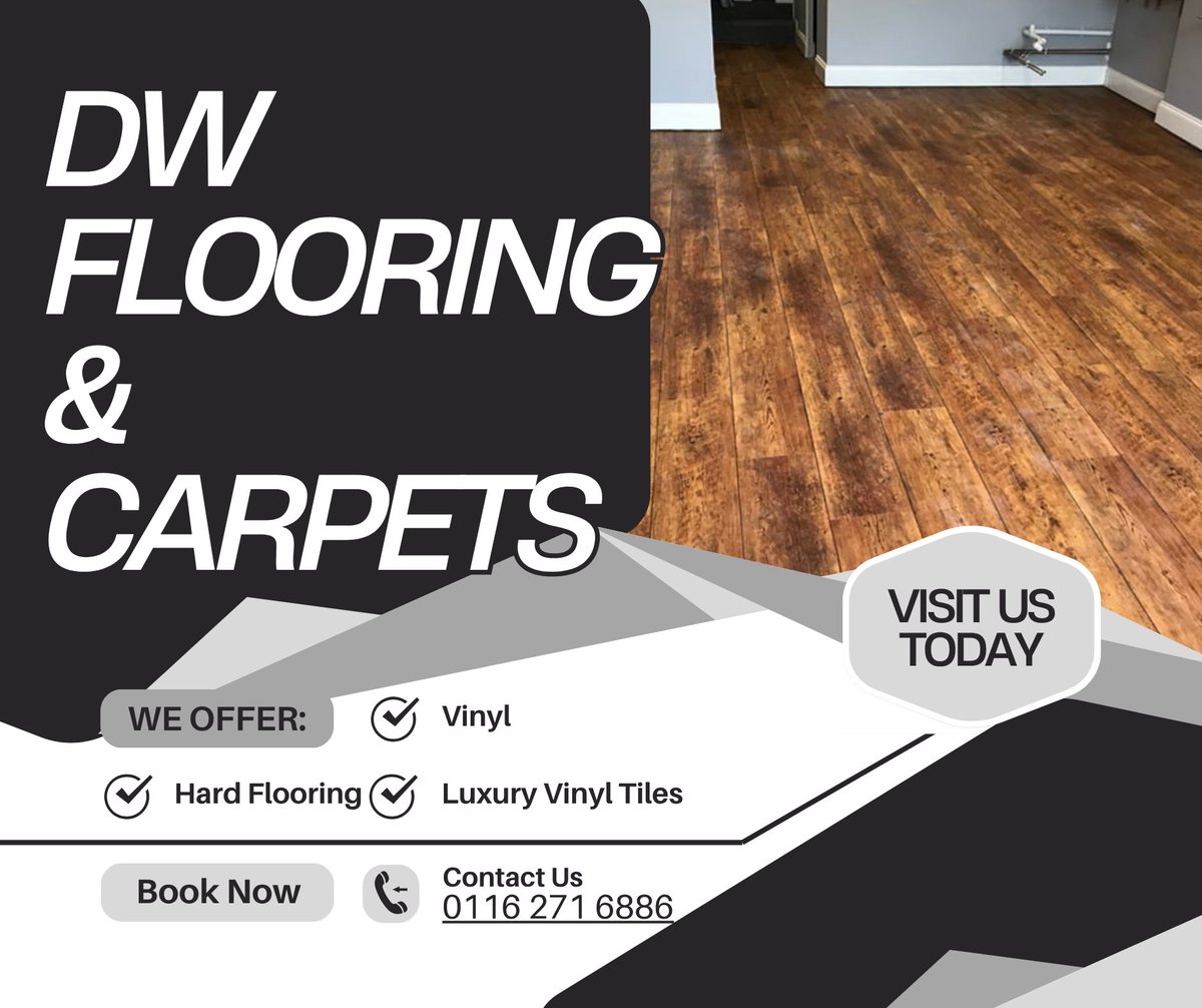 DW_Flooring_LE2's tweet image. 🏡 Choosing the right flooring for your home takes careful thought.

For hardwood floors, our team can help you find the perfect solution for every room. 🛠️

👉 Learn more: oadby-flooring.co.uk/hard-flooring

#HardFlooring #Leicester