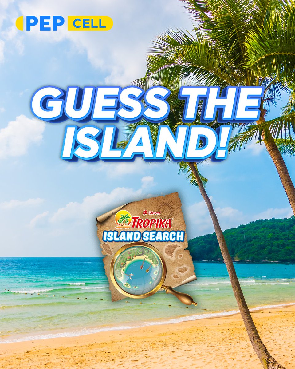 The search is on! 🏝️✨ Guess this season's #IslandofTreasure destination and you could win a brand-new <a href="/PEPstores_SA/">Pep Stores SA</a> Stylo phone! 📱🔥

To enter:
✨ Comment your guess
✨ Use the hashtag #Tropika 🍍

This week is your last shot, so get that entry IN! 🥥🌊 #PEP4That