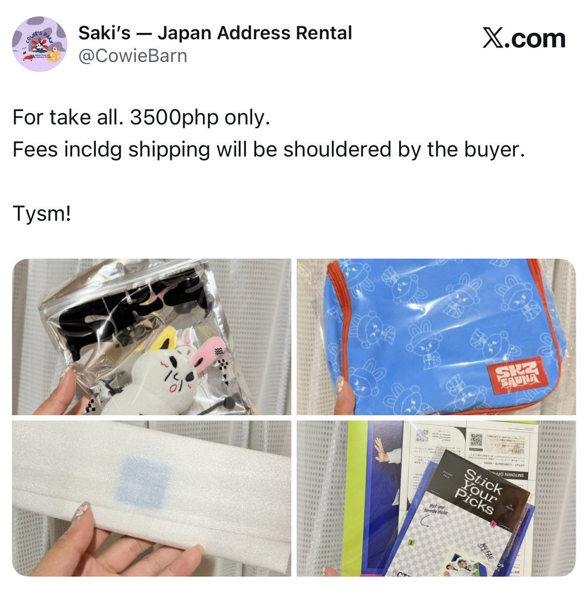 Saki’s — Japan Address Rental tweet media