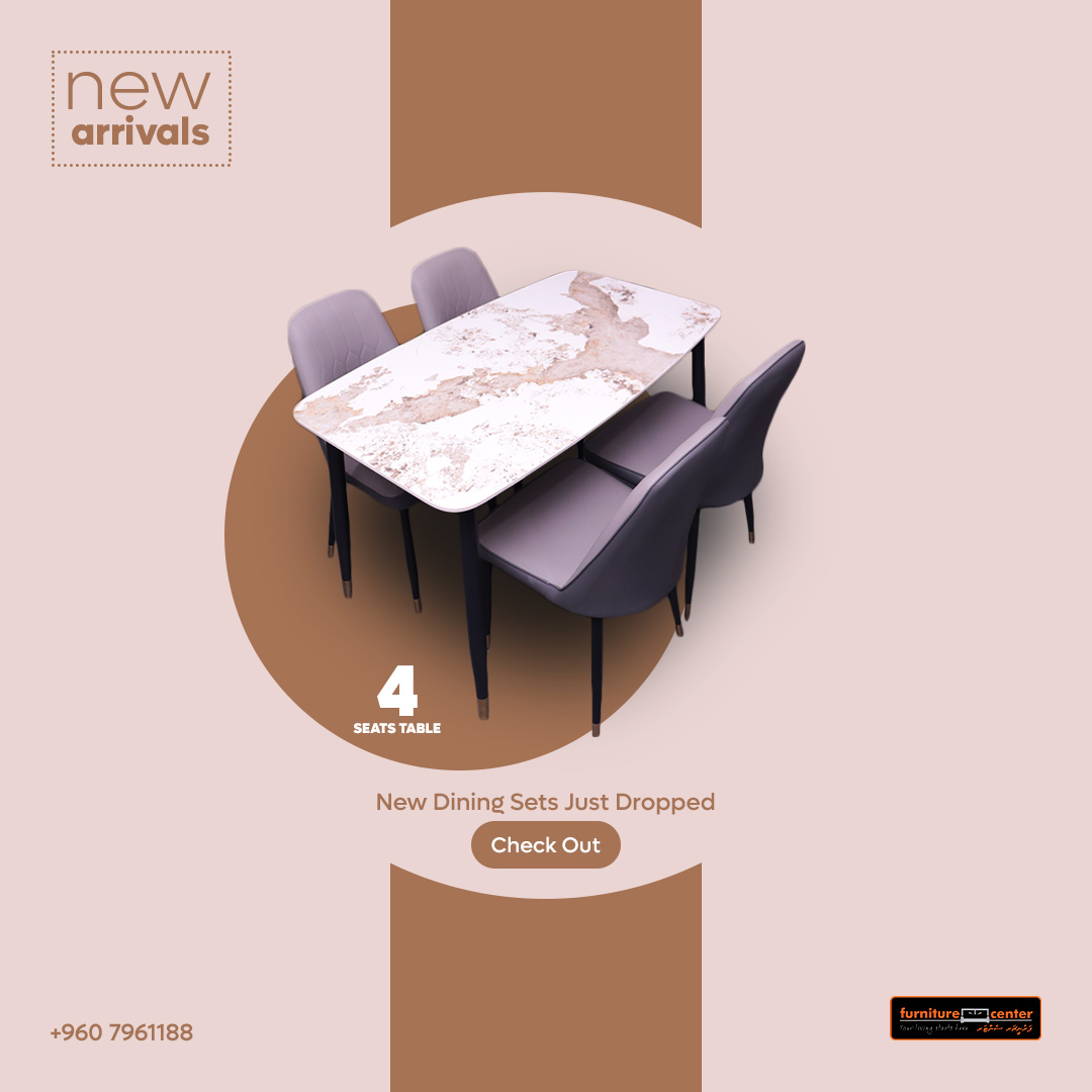 MUNIhomecare's tweet image. New Arrivals to Elevate Your Dining Space ✨
Discover our latest dining set collection - where modern elegance meets everyday comfort. Perfect for family meals, gatherings, and stylish interiors. 🍽️🪑

📞 +960 7961188

#Newarrivals #DiningSets #FurnitureCenter #MUNI