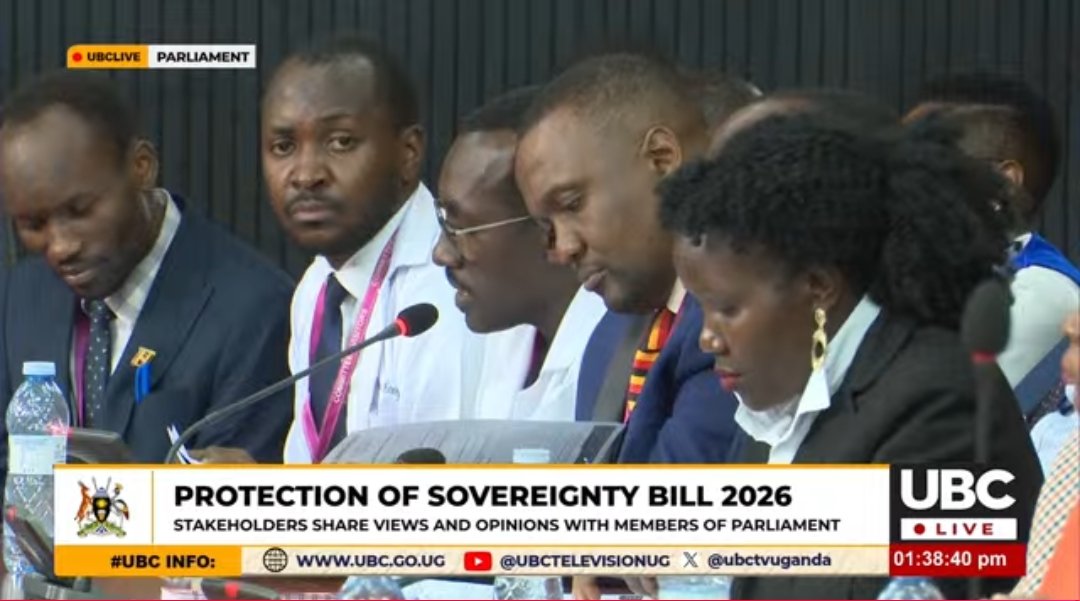 Our President, <a href="/ElectDrFrankHQ/">Frank Rubabinda Asiimwe - U.M.A PRESIDENT</a>, is presenting the Uganda Medical Association’s position on the current sovereignty bill.

As it stands, the bill will do more harm than good of embraced.

Live link: youtube.com/live/ltBn87nOo…

Service with honour.