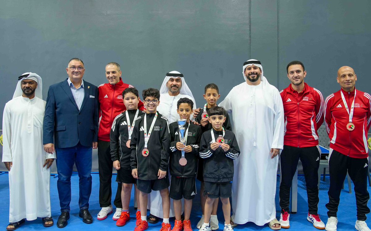 abudhabirc's tweet photo. ضمن سلسلة انتصارات نادي أبوظبي لألعاب المضرب ..
أشبال الطاولة يحصدون برونزية الدوري🥉🏓🤩! https://t.co/No2NDT2tmq