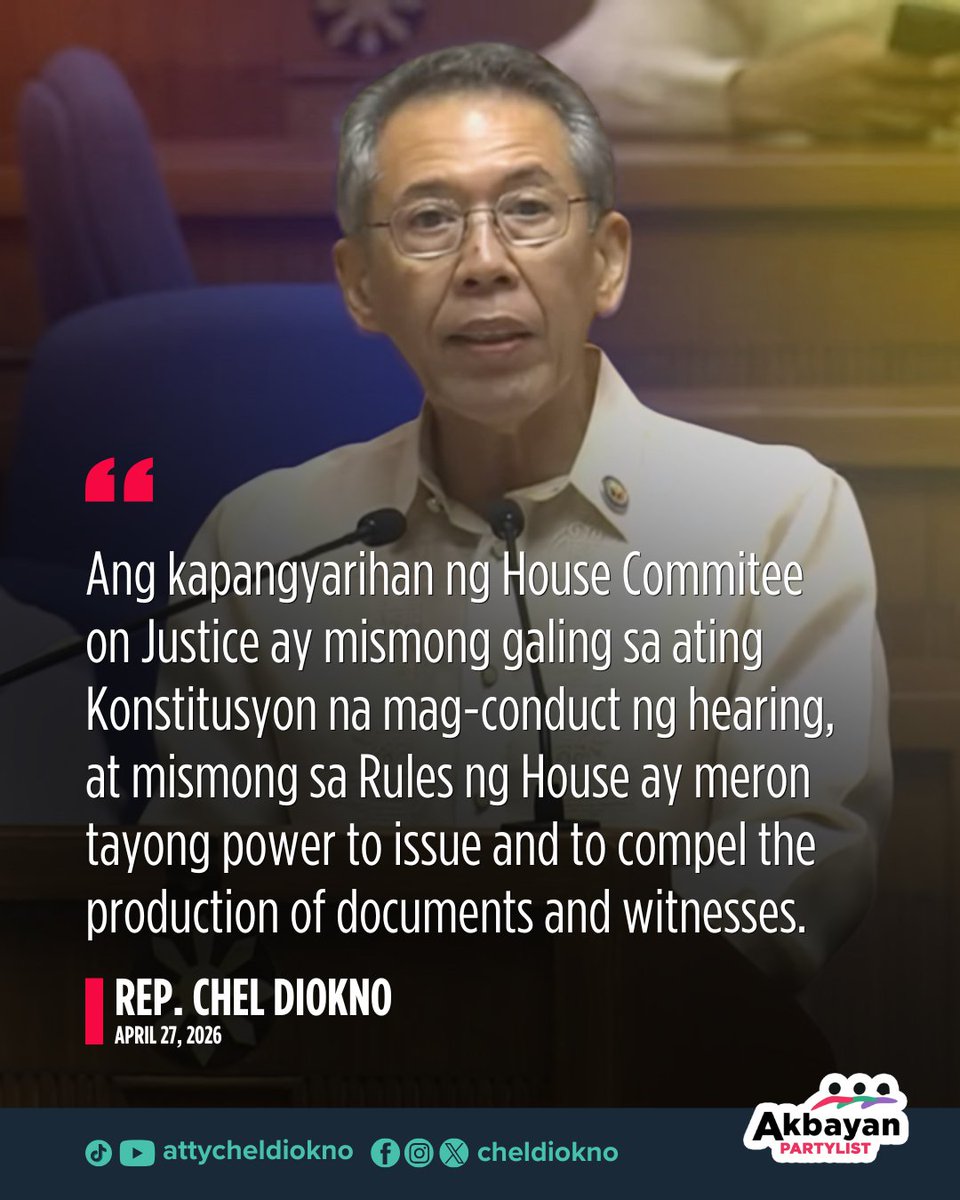 Chel Diokno tweet media