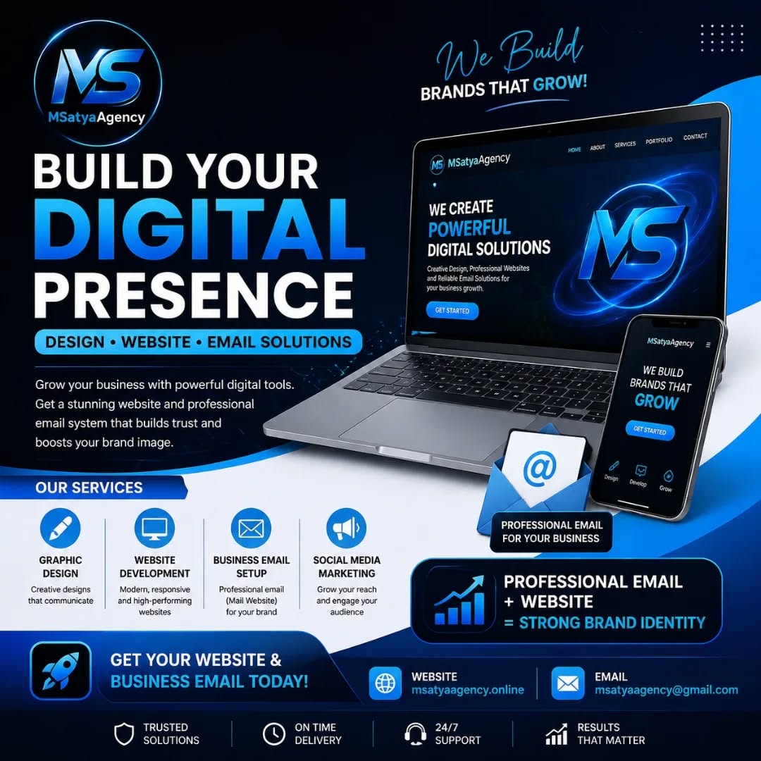 MSatyaagency's tweet image. A strong brand = more customers. More customers = more revenue. More revenue = business GROWTH. 

📈
Start with MSatya Agency today. 💻 + 📧 + 🎨 = 💥 Strong Brand

🌐 msatyaagency.online

#Branding #DigitalAgency #MSatyaAgency #GrowOnline #WebDevelopment