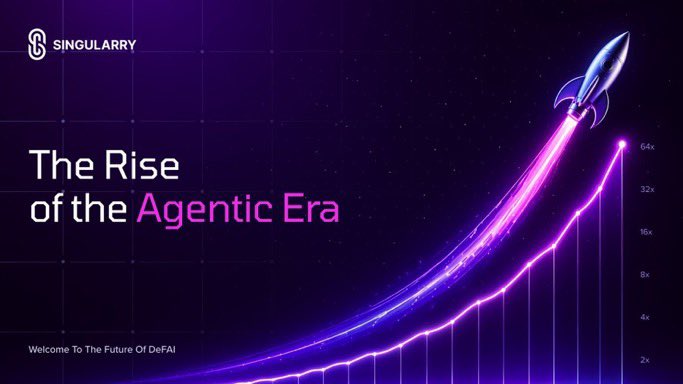 Ginix_FS's tweet photo. The Agentic Era isn’t next—it’s now.
From #DeFi to #DeFAI, we’re shifting from passive capital to autonomous execution. Value that moves, adapts, and works 24/7.

Humans aren’t scaling fast enough-agents are.
The future is on-chain, intelligent, and unstoppable.
#Singularity #AI https://t.co/va0zOiPdTL