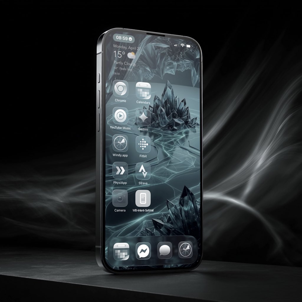 Markfern811's tweet image. Morning setup
Wall #Gemini
#mlite
@apple icons
#Wallboard 
#iphone17promax